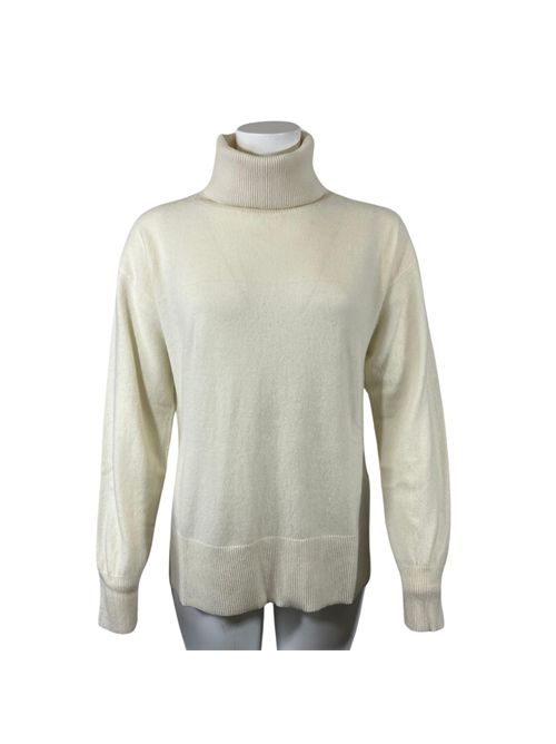WOMEN'S CREAM  TURTLENECK ESSENTIEL STUDIO | LMDA002PANNA
